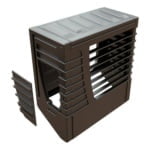 Decorio luchtwarmtepompbehuizing