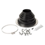 Flexub Dakdoorvoermanchet 110-200 zwart