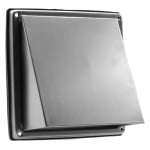 RVS BUITENROOSTER SCHUINE KAP 150 MM