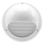 Wit Bolrooster Kunststof Diameter 100mm