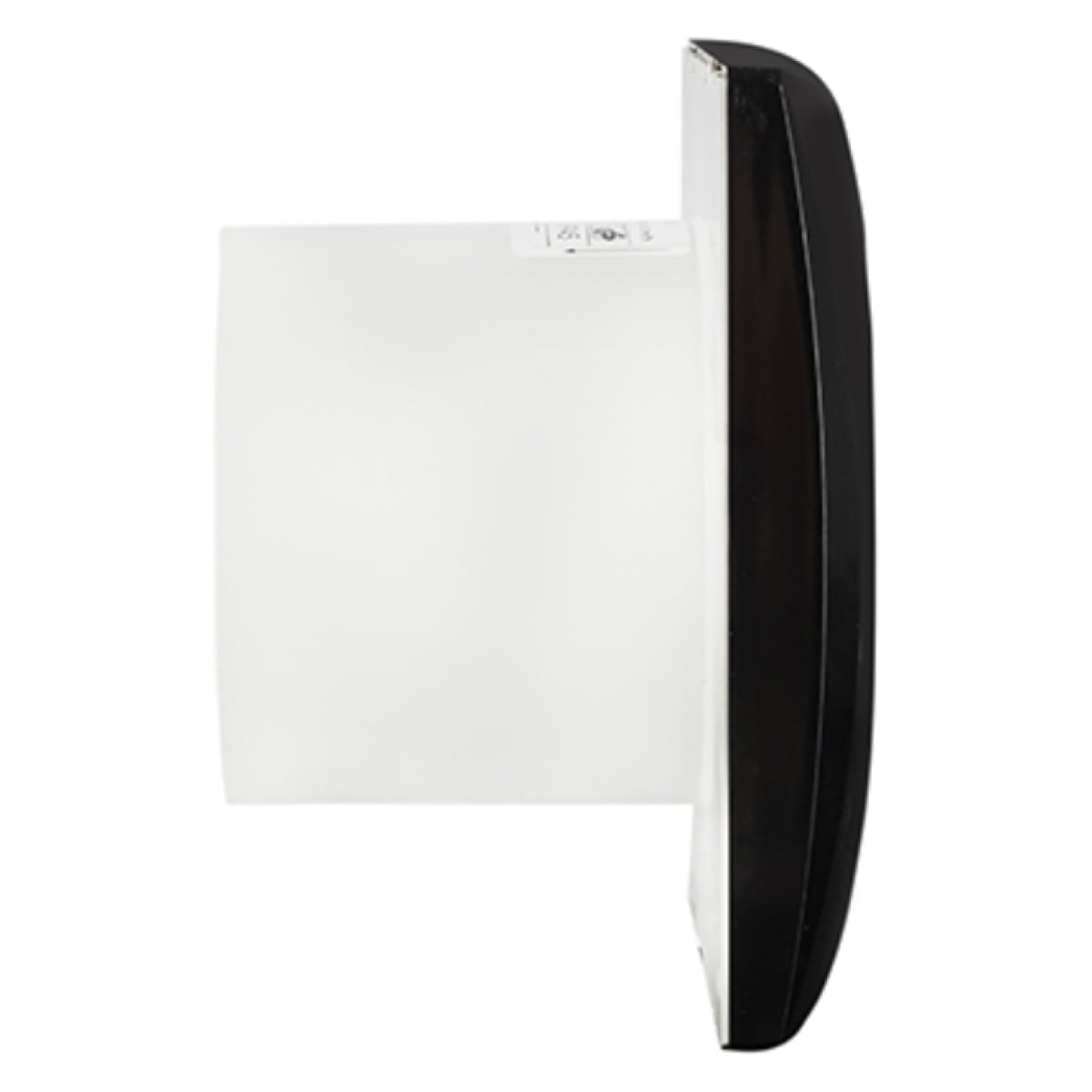 Badkamer-/ toiletventilator Silencio 100 TH zwart - Afbeelding 2