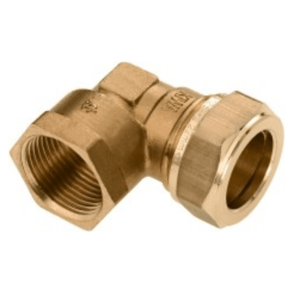 BONFIX Knel messing kniekoppeling 1 1/4