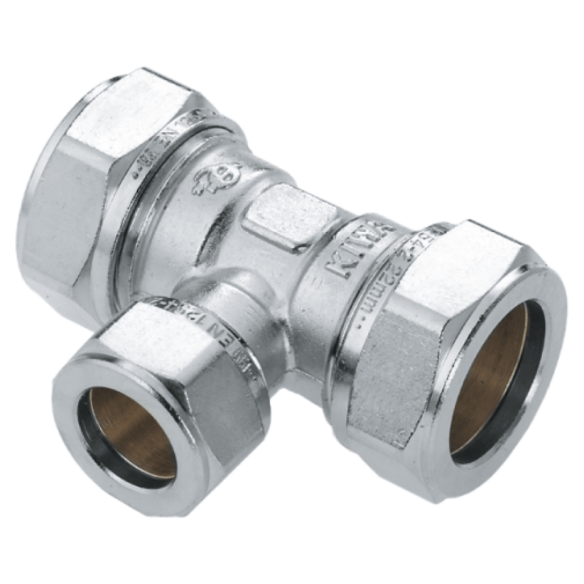 BONFIX Knel vertind T-stuk 22 x 15 x 22 mm - Afbeelding 1