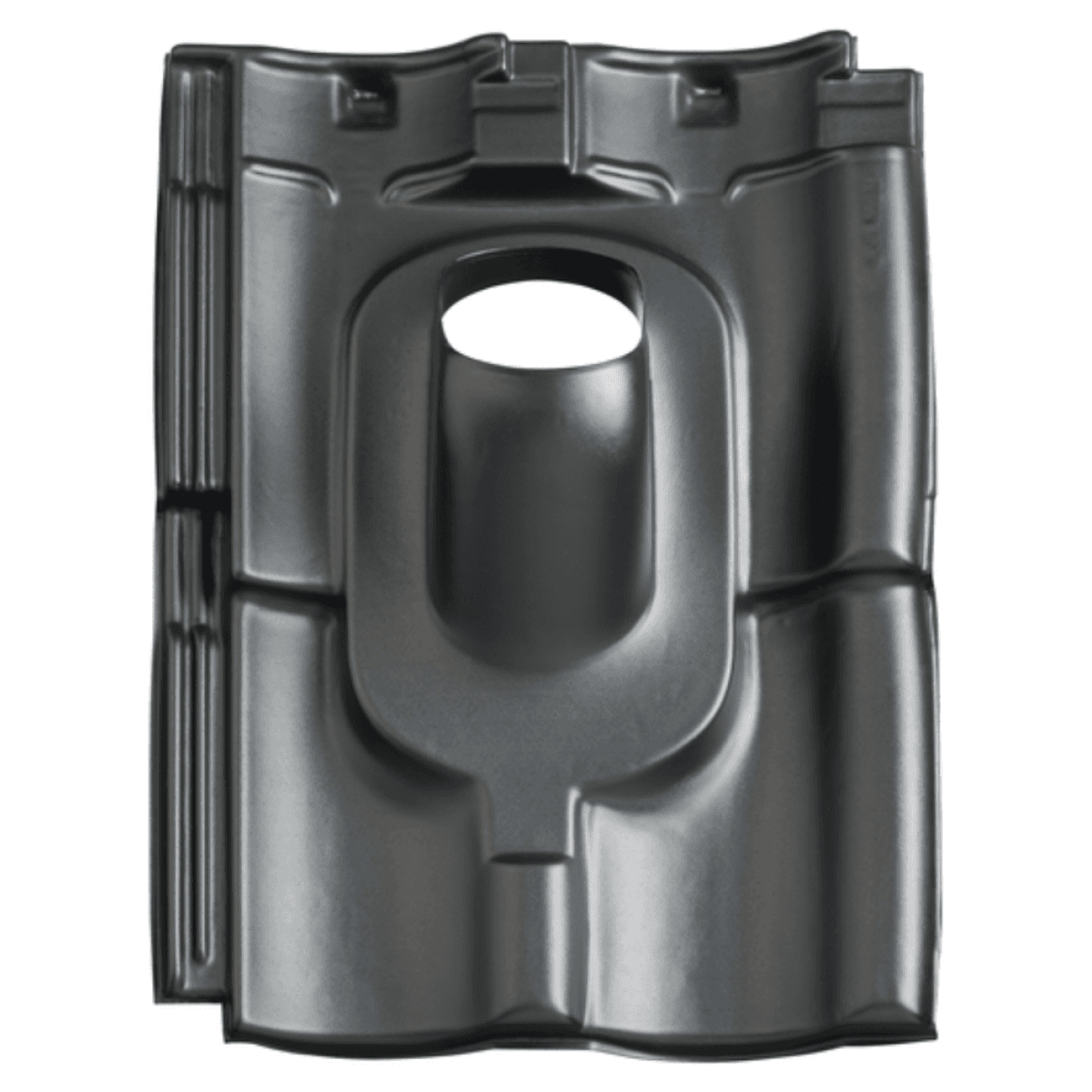 Dakdoorvoerpan 131 Verb TDN 3 kops 25-45° 4-pans FB zwart - Afbeelding 1
