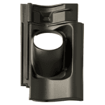 Dakdoorvoerpan 131 Madura 25-45° 1-pans zwart