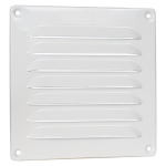 ALUMINIUM SCHOEPENROOSTER 160 X 160 MM WIT