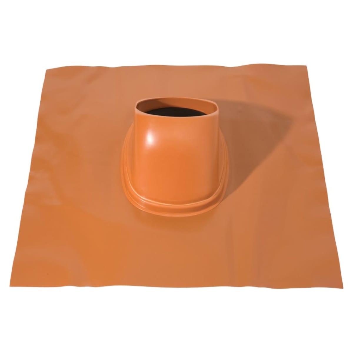 Dakdoorvoerpan Lood 131 35-55° 500mm x 500mm terracotta - Afbeelding 1