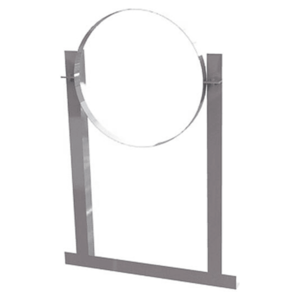 Aluminium dakbeugel voor buis Ø 160 mm