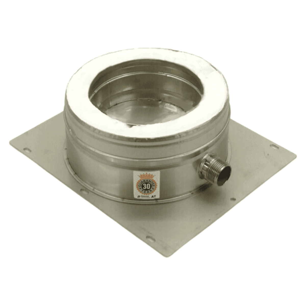 AT VOETPLAAT UNIVERSEEL MET CONDENSAFLOOP 180 - Afbeelding 1