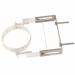 Rolux Buiten Verlengstuk Muurbeugel RVS 80/125 139-297mm