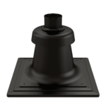 Schoorsteenafdekking KS 110 zwart voor Rolux Flex