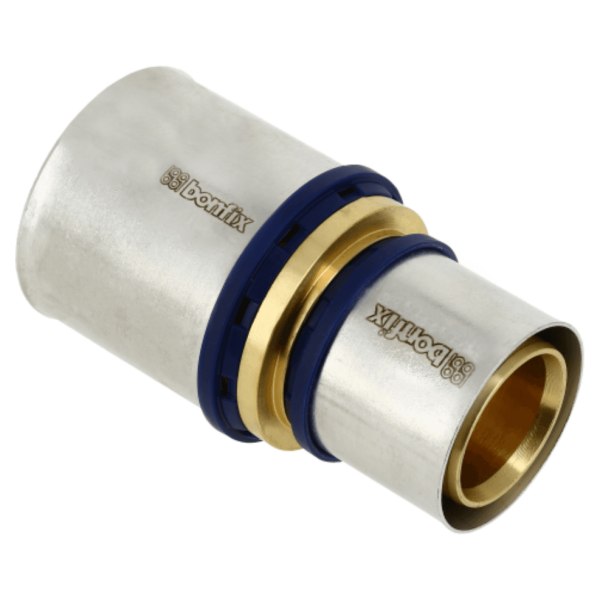 BONFIX Alu-pers rechte verloopkoppeling 50 x 40 mm