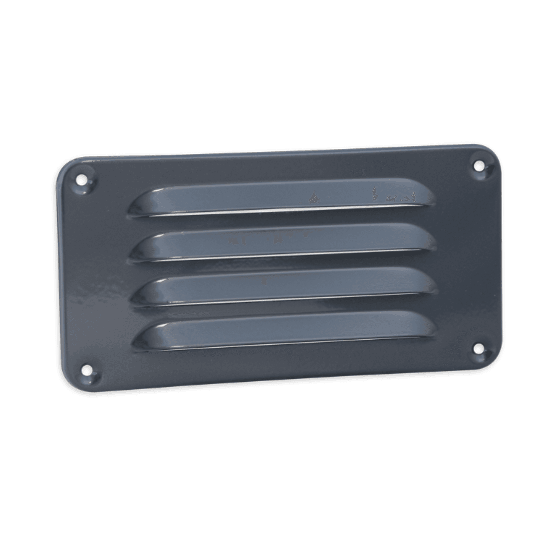 629.004.25 ALU schoepenrooster 180x90mm antraciet ALU schoepenrooster 180x90mm antraciet - Afbeelding 1