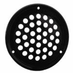 RVS rooster Ø69mm zwart