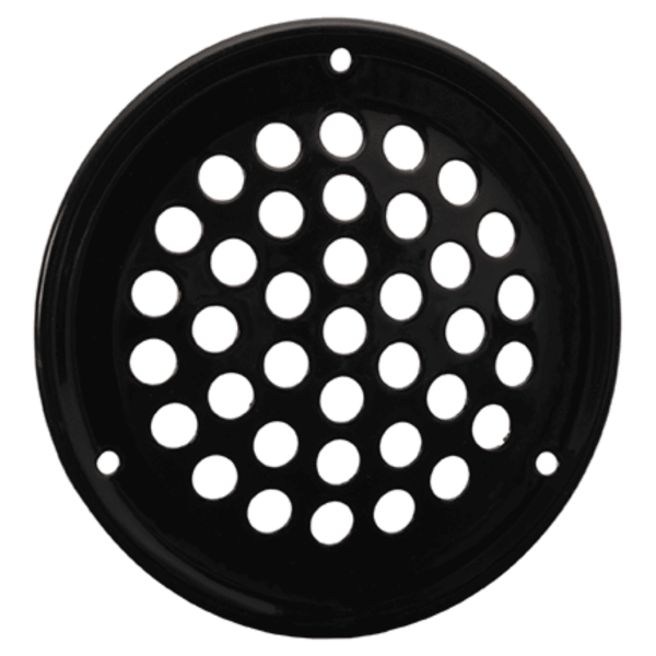 RVS rooster Ø69mm zwart