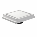 Lancio vierkant toe-/afvoerventiel, instucbaar, zonder frame Ø125mm