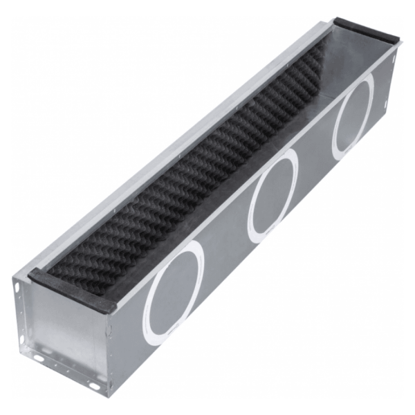 Lancio akoestische diffusor aansluitdoos, 3 sleuven 1000mm Ø160mm