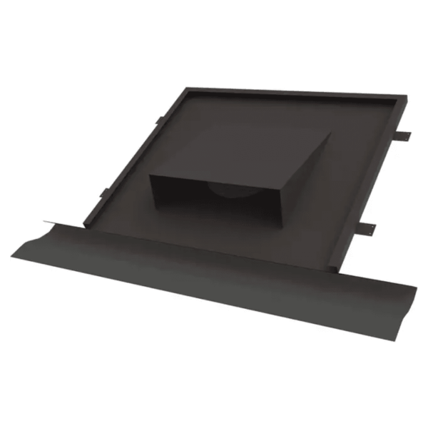 Thermoduct vlakke horizontale dakdoorvoer Ø 315 mm hellend d