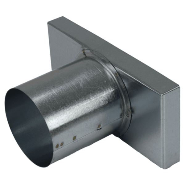 Deksel 220x80 mm met aansluiting diameter 80 mm tbv instortkanaal