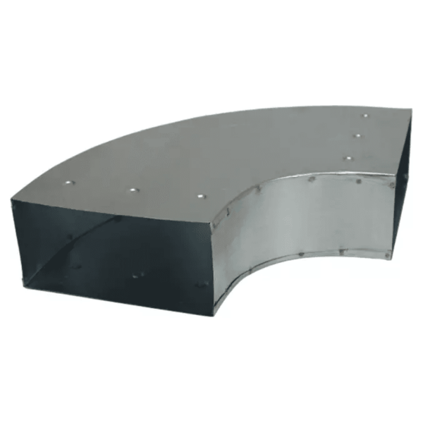 Bocht 90 graden 170x80 mm horizontaal tbv instortkanaal