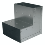 Bocht 90 graden 170x80 mm verticaal tbv instortkanaal