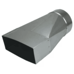 Verloopstuk 170x80 mm naar diameter 125 mm tbv instortkanaal