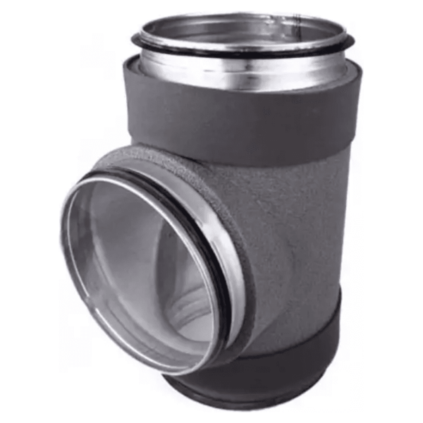 Thermoduct geïsoleerd T-stuk diameter 250 mm - 125 mm (90 graden)