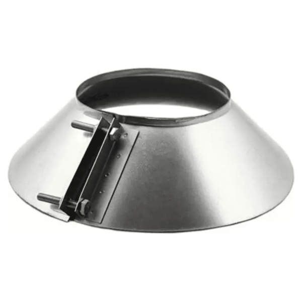 Spiro Stormkraag Ø 125 mm (Sendzimir verzinkt)