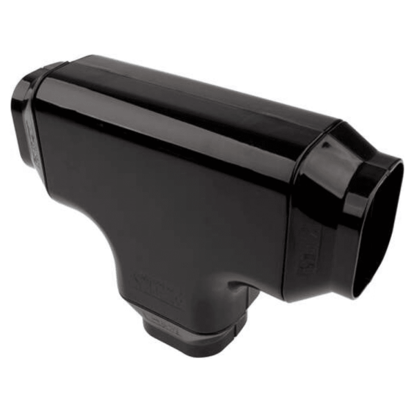 Optima leidinggoot t-stuk DT72-EXC zwart