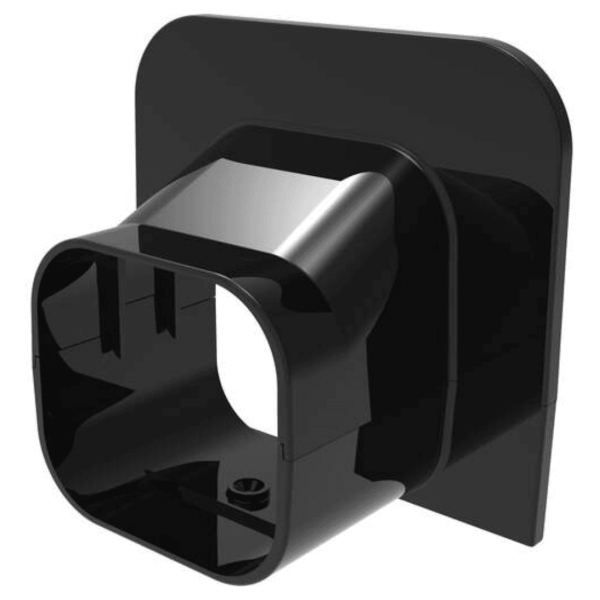 Optima leidinggoot eindstuk plafond/wand TA72- EXC zwart