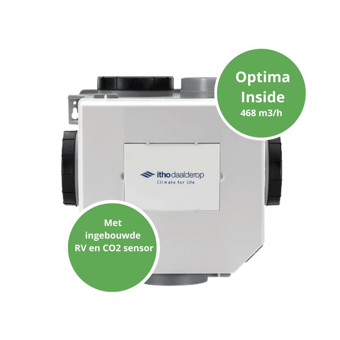 CVE-S Co2 optima inside, CVE HP met geïnt. RV Co2 en vochtsensor (1) CVE-S Co2 optima inside, CVE HP met geïnt. RV Co2 en vochtsensor (1