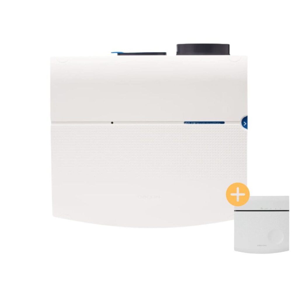 Woonhuisventilator MVS-15RH CO2B Orcon