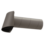 Contego Geïsoleerde Muurdoorvoer 200/180 zwart grijs