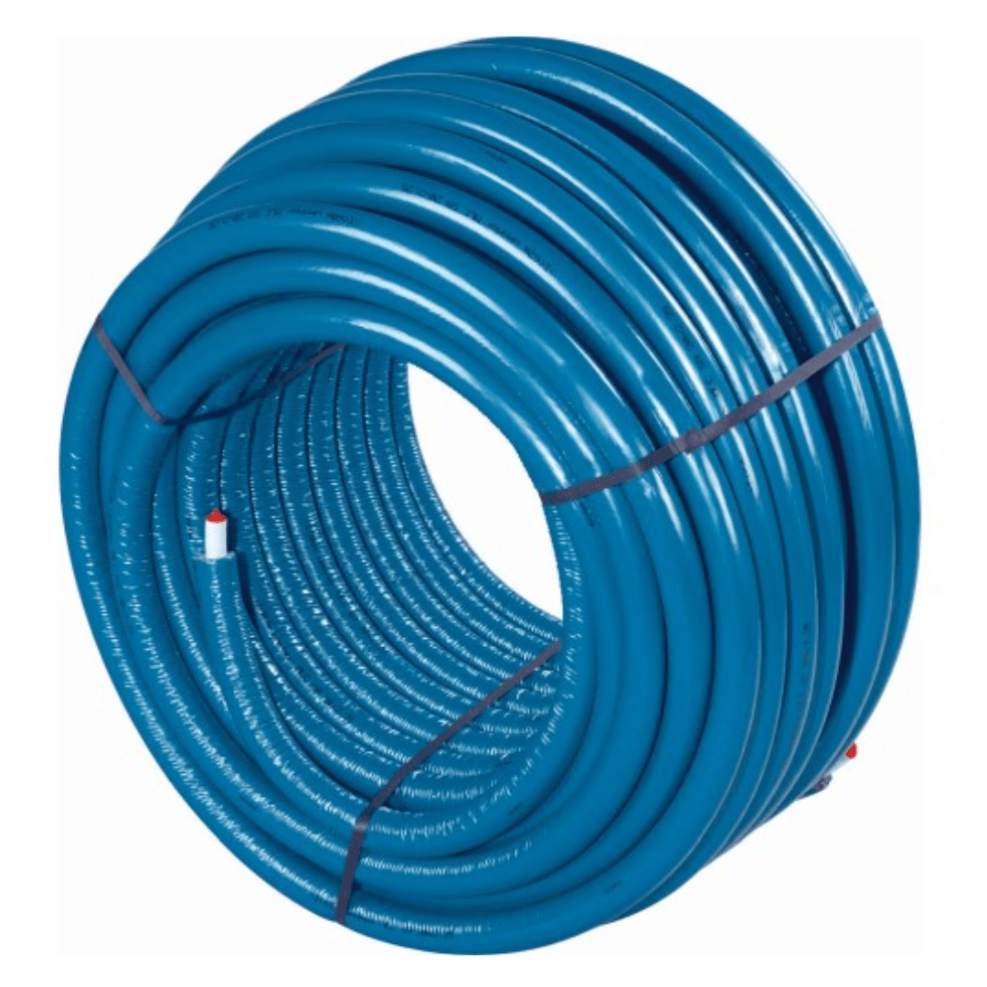 1684955 Uponor Uni Pipe PLUS wit voorgeïsoleerd S4 WLS 040 20x2,25 blue 100m Uponor Uni Pipe Plus Buis 20X2.25 Mantelbuis S4 Blauw op rol 100m - 1095232 - Afbeelding 1
