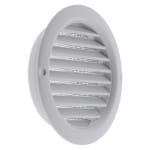 ROND SCHOEPENROOSTER Ø 100MM WIT  PS KUNSTSTOF