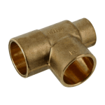 BONFIX Soldeer messing T-stuk 22 x 22 x 15 mm