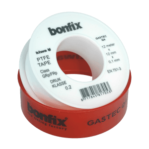25e2951c3b0c1fde468f1ab9d377ee82.png BONFIX KIWA GASTEC QA tape 12mm x 0,10 x 12m drukkl. 0,2 - Afbeelding 1