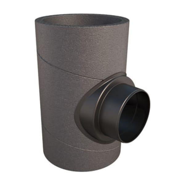 Aerfoam geïsoleerd T-stuk 90° EPE 180-125 KS grijs