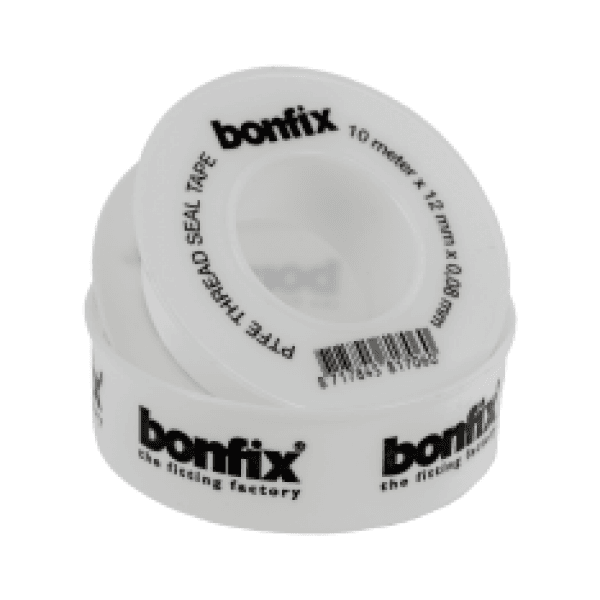 BONFIX PTFE tape 12 mm x 0,075 mm x 10 meter